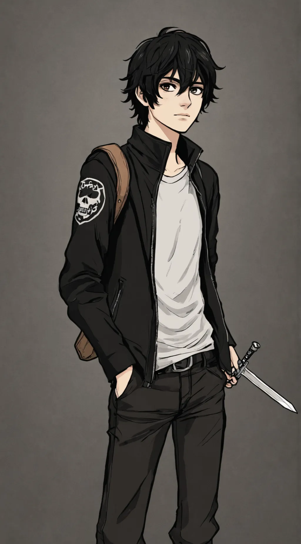 ai character: Nico Di Angelo background