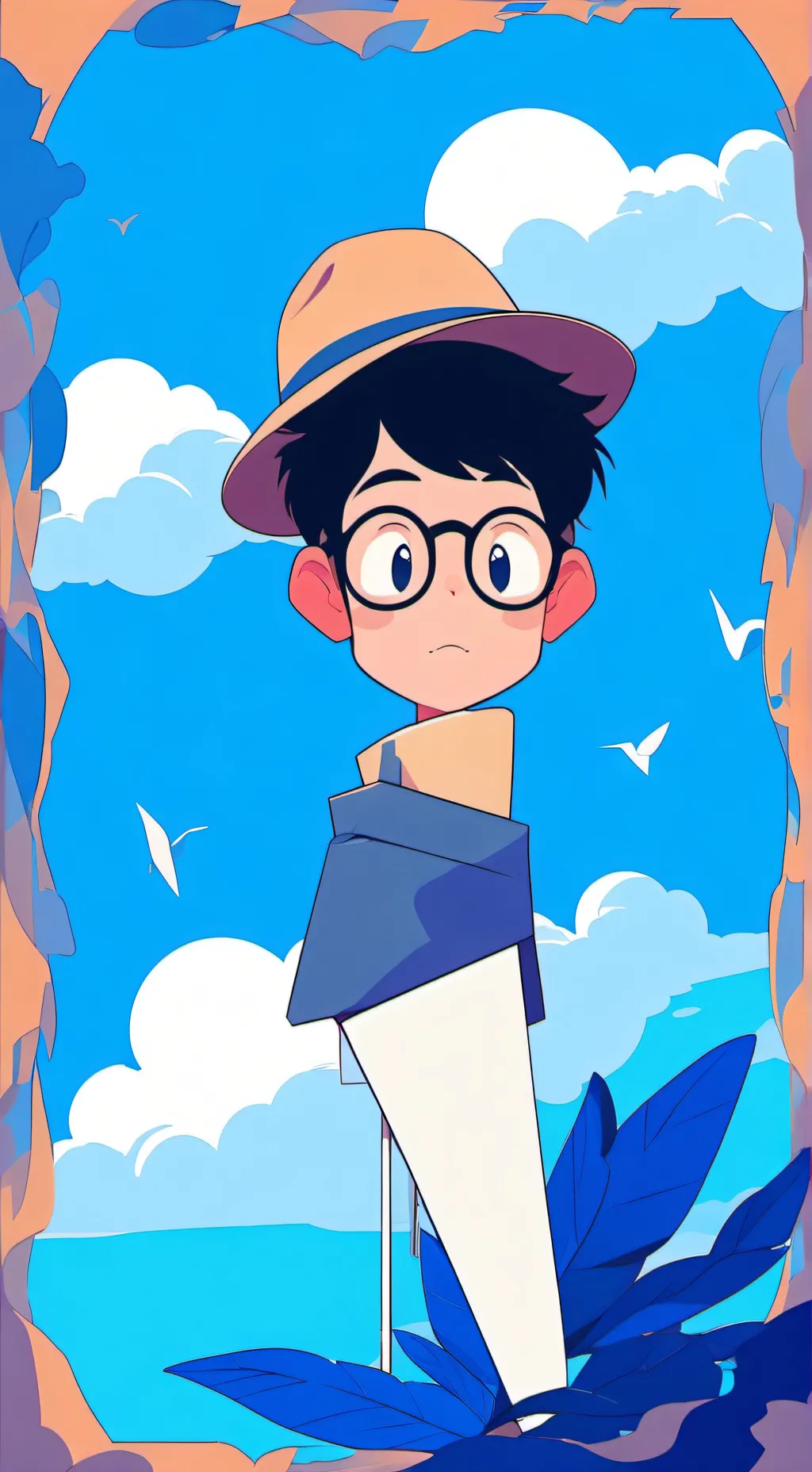 ai character: CopyWord background