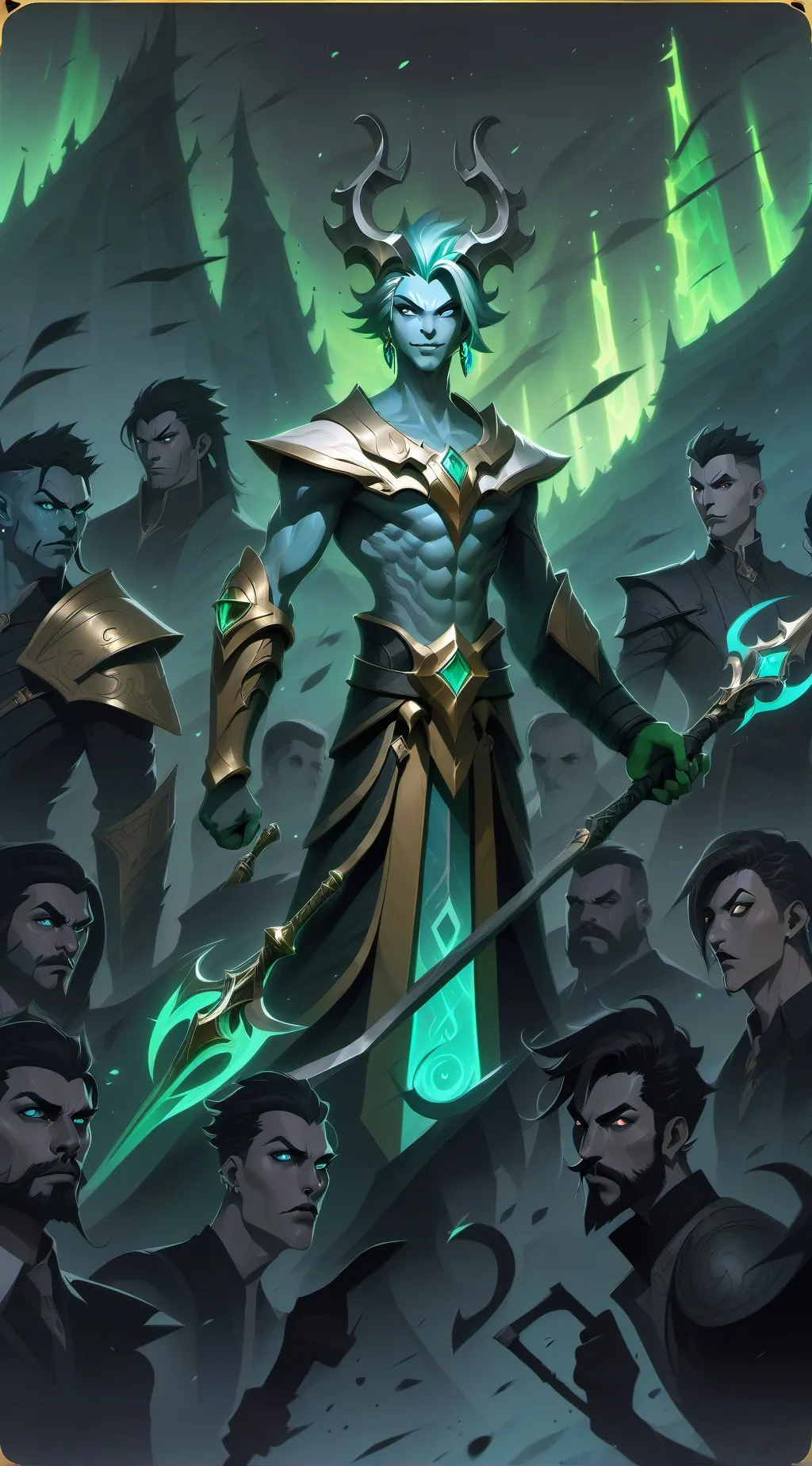 ai character: hola busteny background