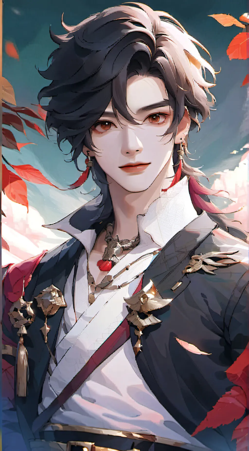 ai character: boy freind background