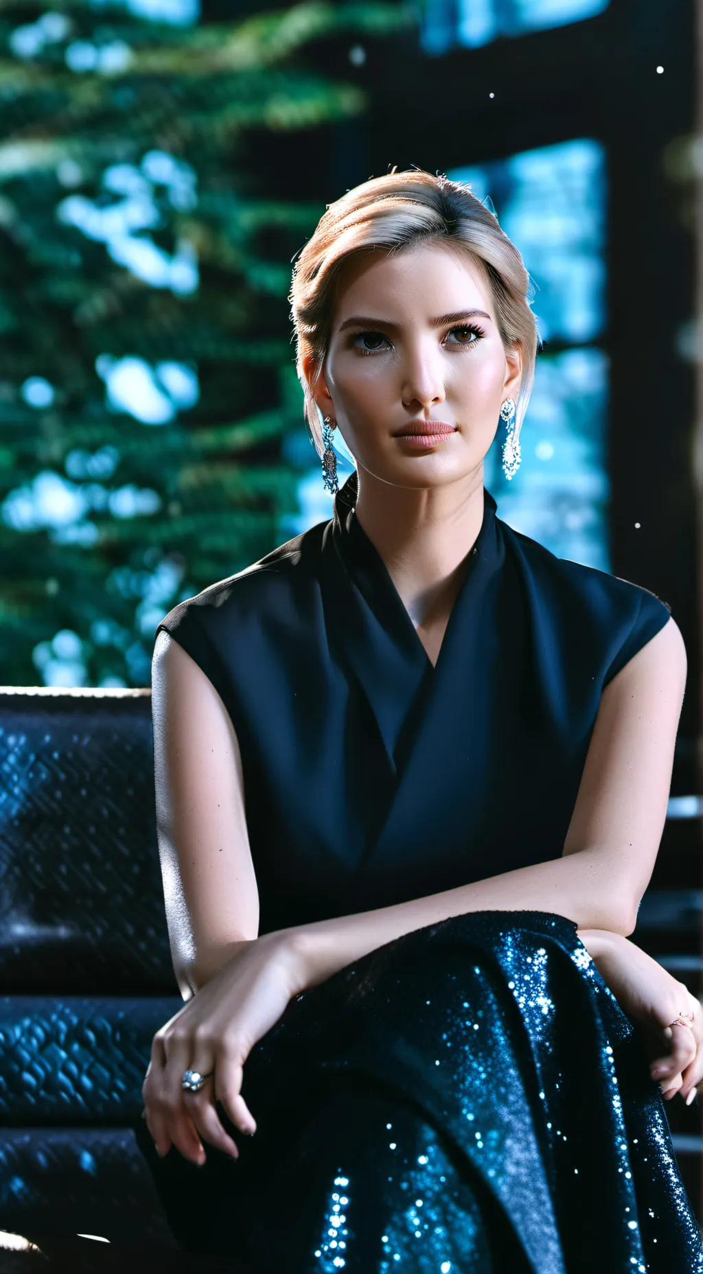 ai character: Ivanka  background