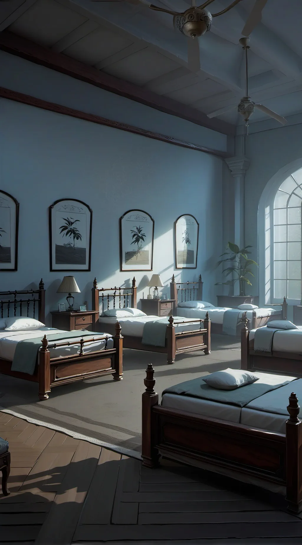 ai character: forsaken sleepover background