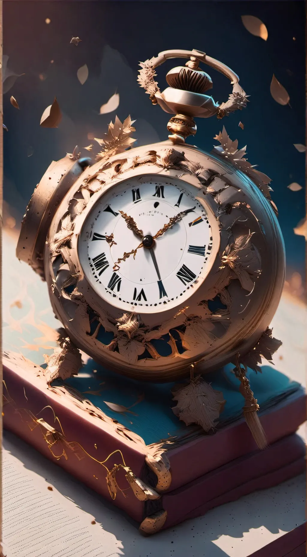 ai character: bomba de reloj background