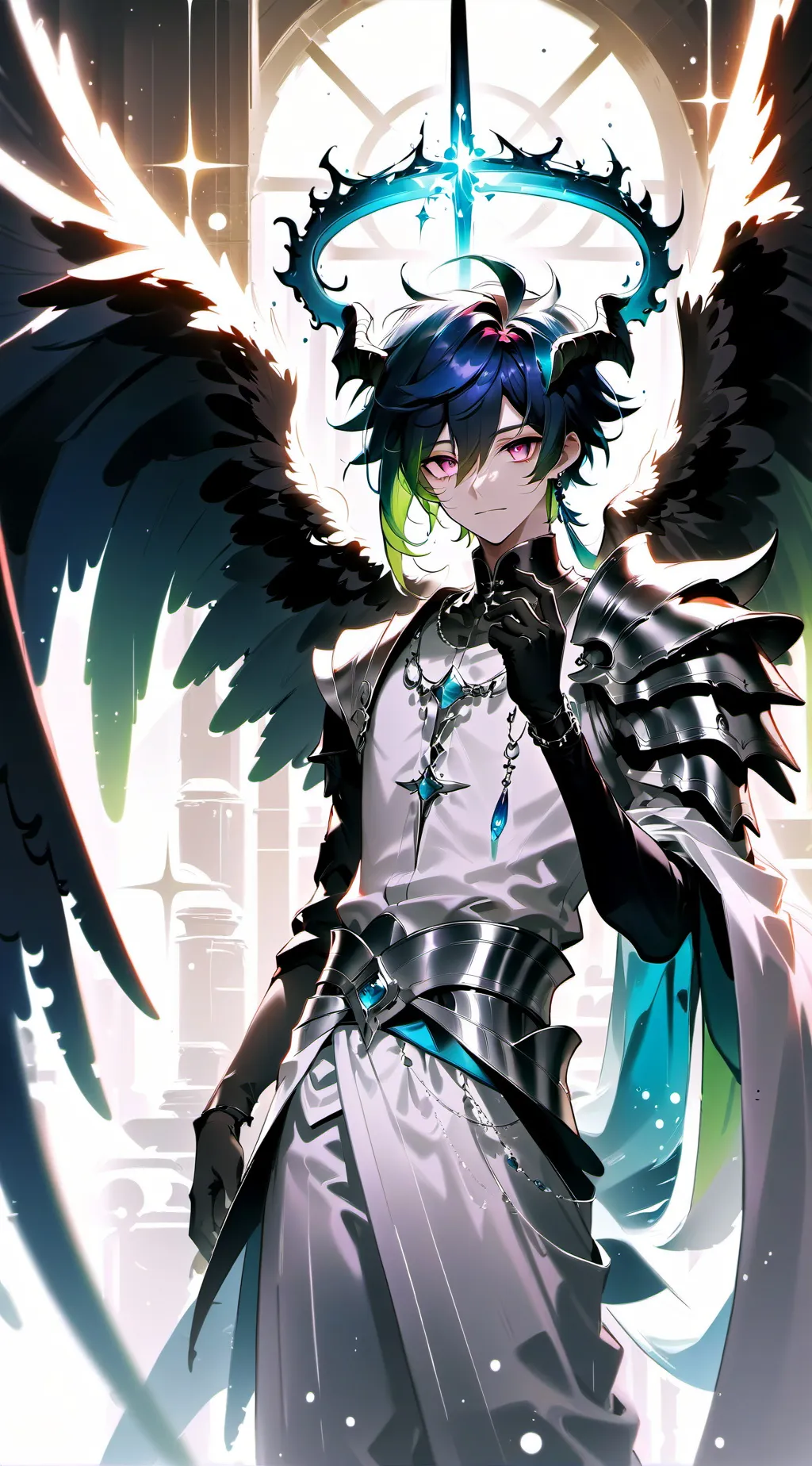 ai character: Luxifer Cranidos  background