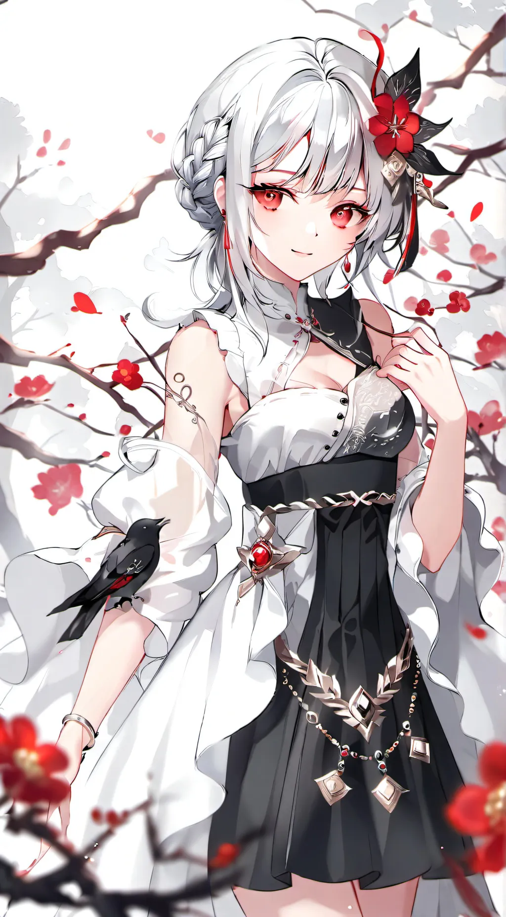 ai character: Aline  background