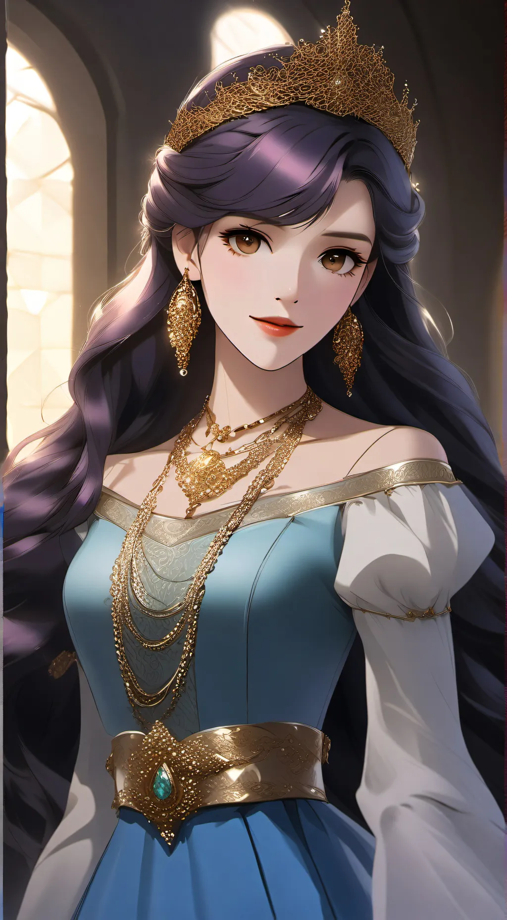 ai character: Princess Eliza  background