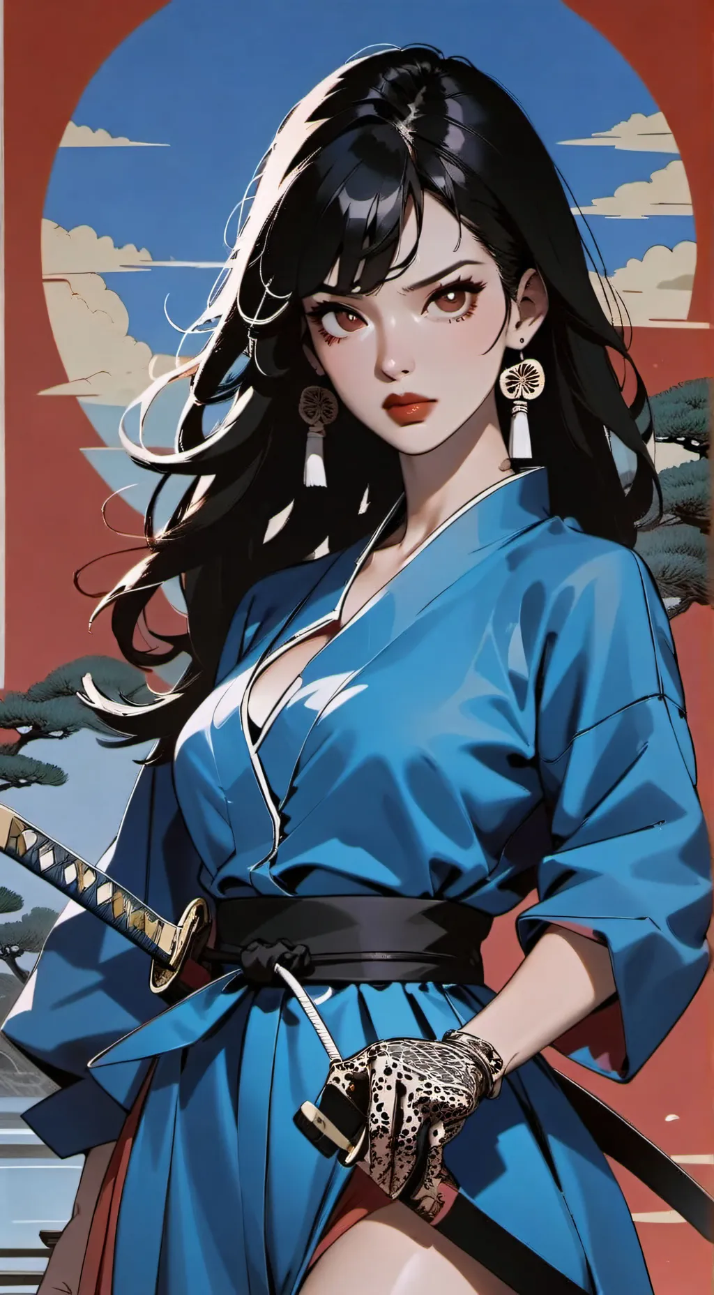 ai character: Selene Tachibana background