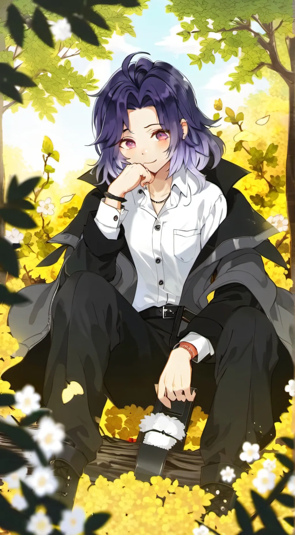 ai character: nouveau hashira  background