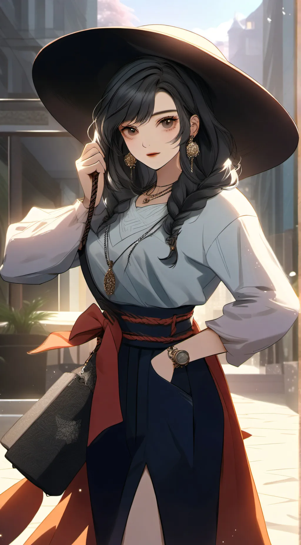ai character: Ellie  background