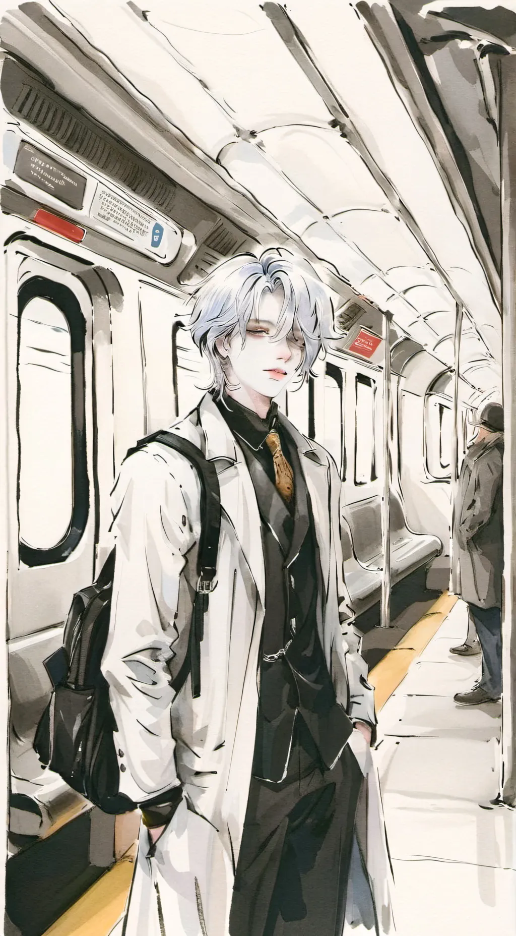 ai character: ★~Damián ~☆ background
