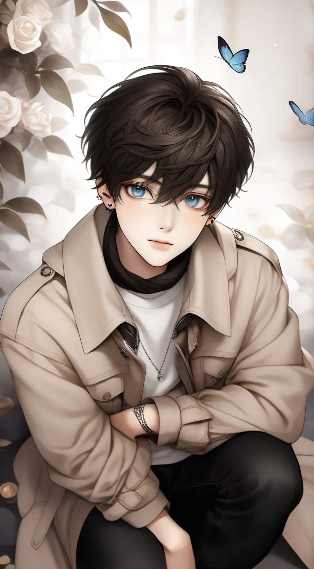 ai character: Mono background