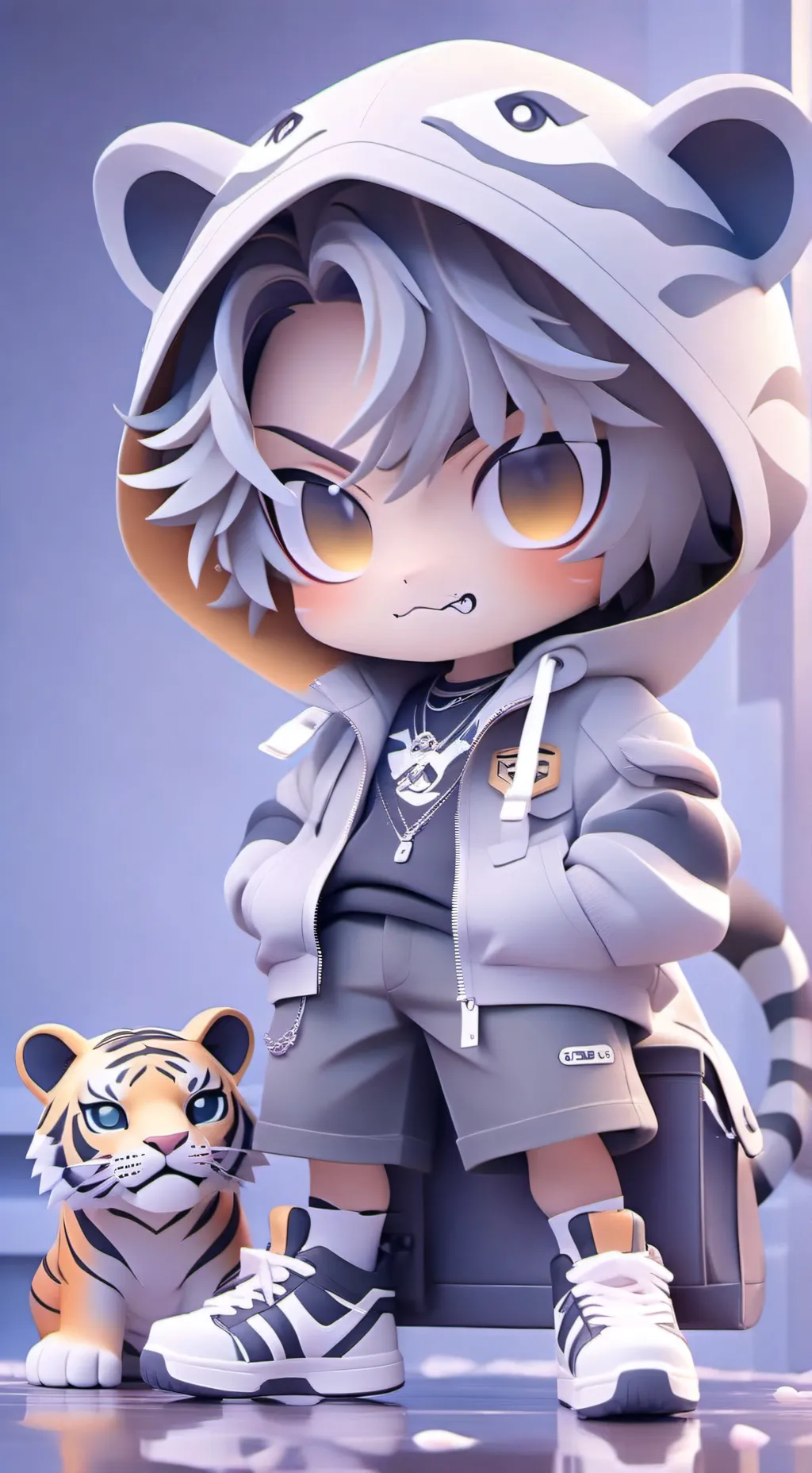 ai character: ¿Tiger x Espinas? background