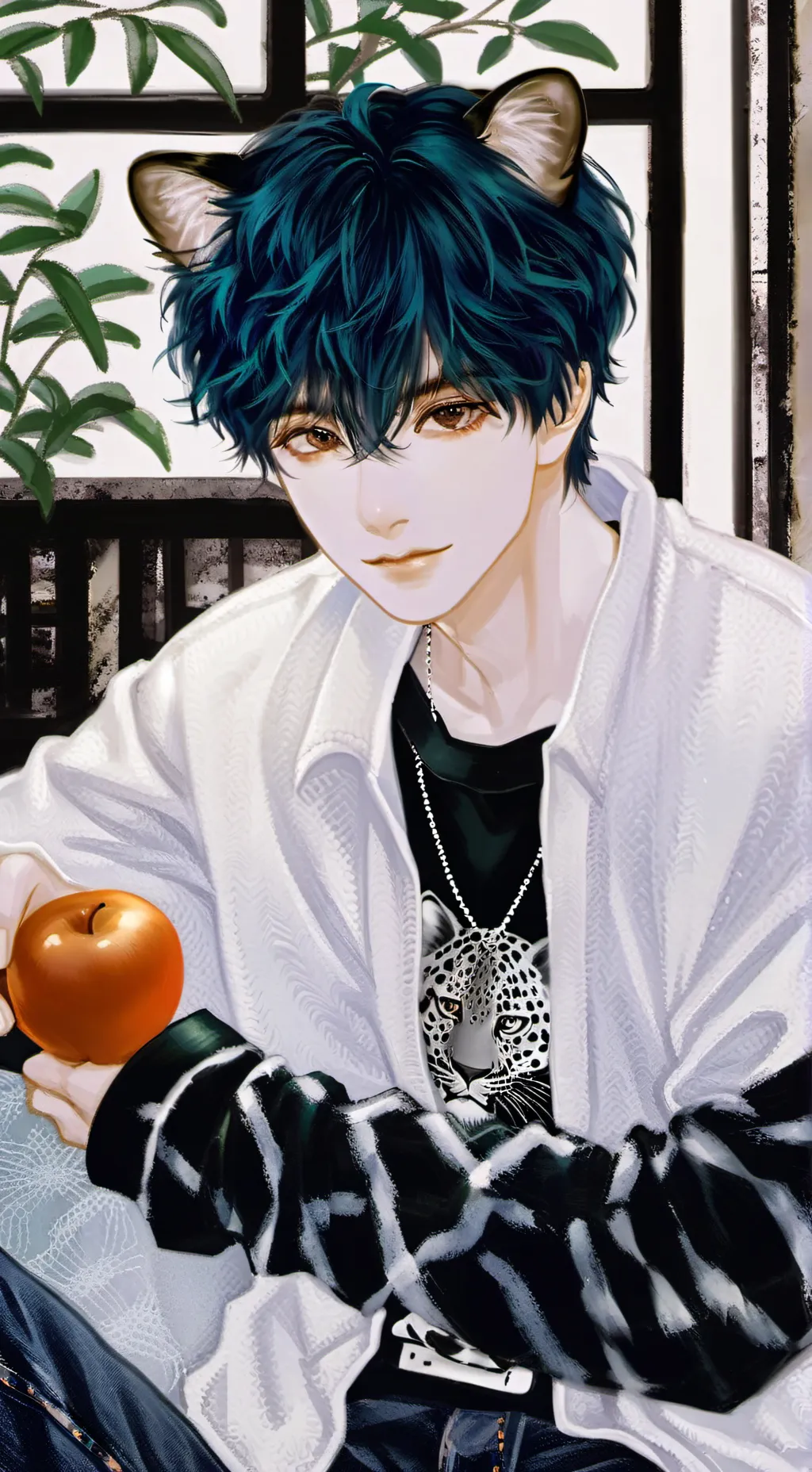 ai character: Spotted Leopard Fu background
