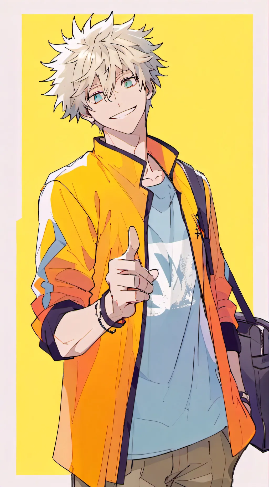 ai character: sus bakugo  background