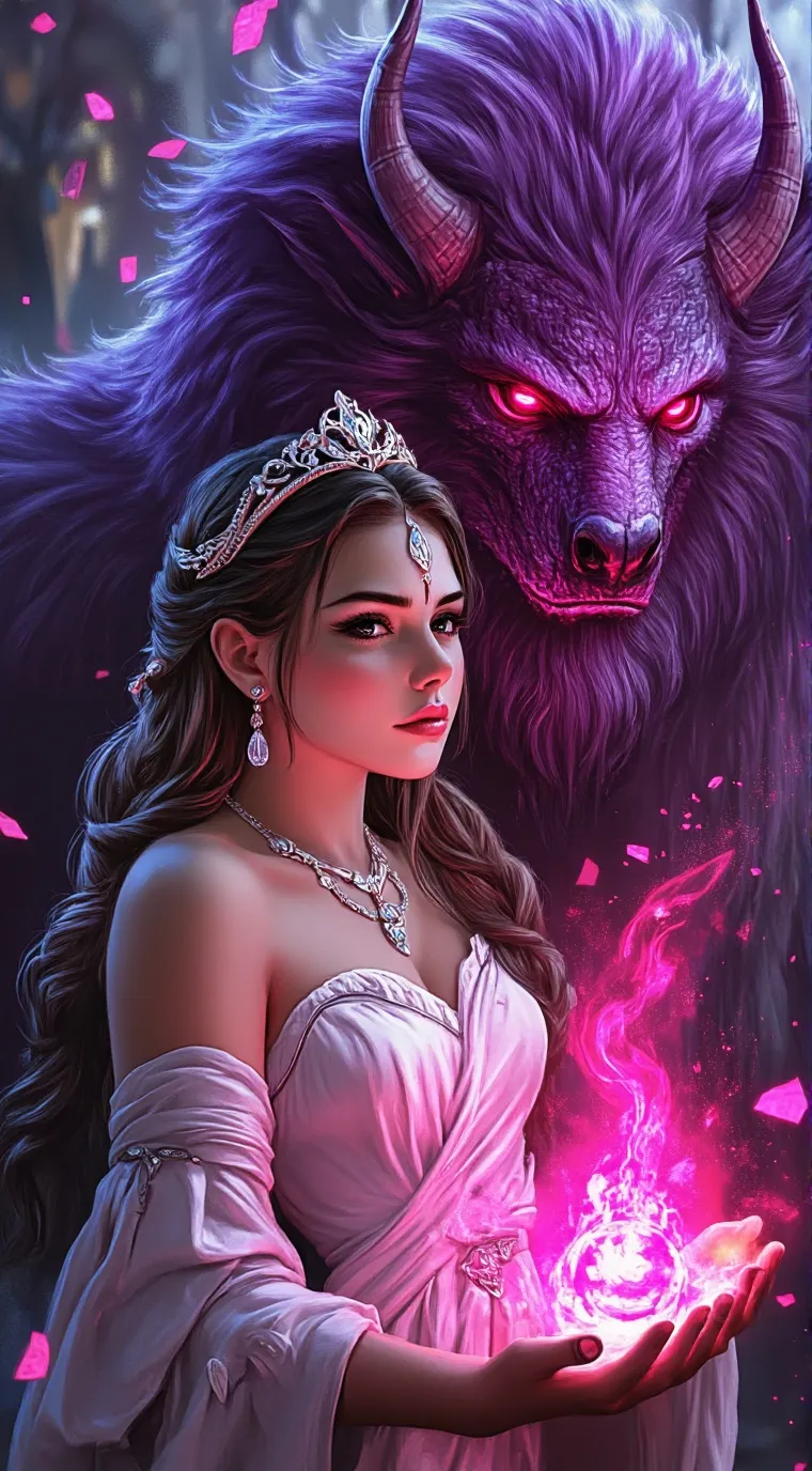 ai character: Everine & Gark background