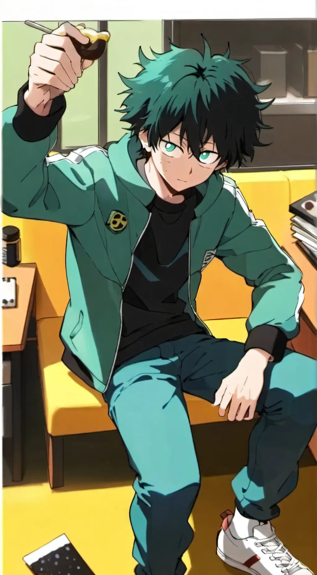 ai character: ☆Izuku Midoriya☆ background
