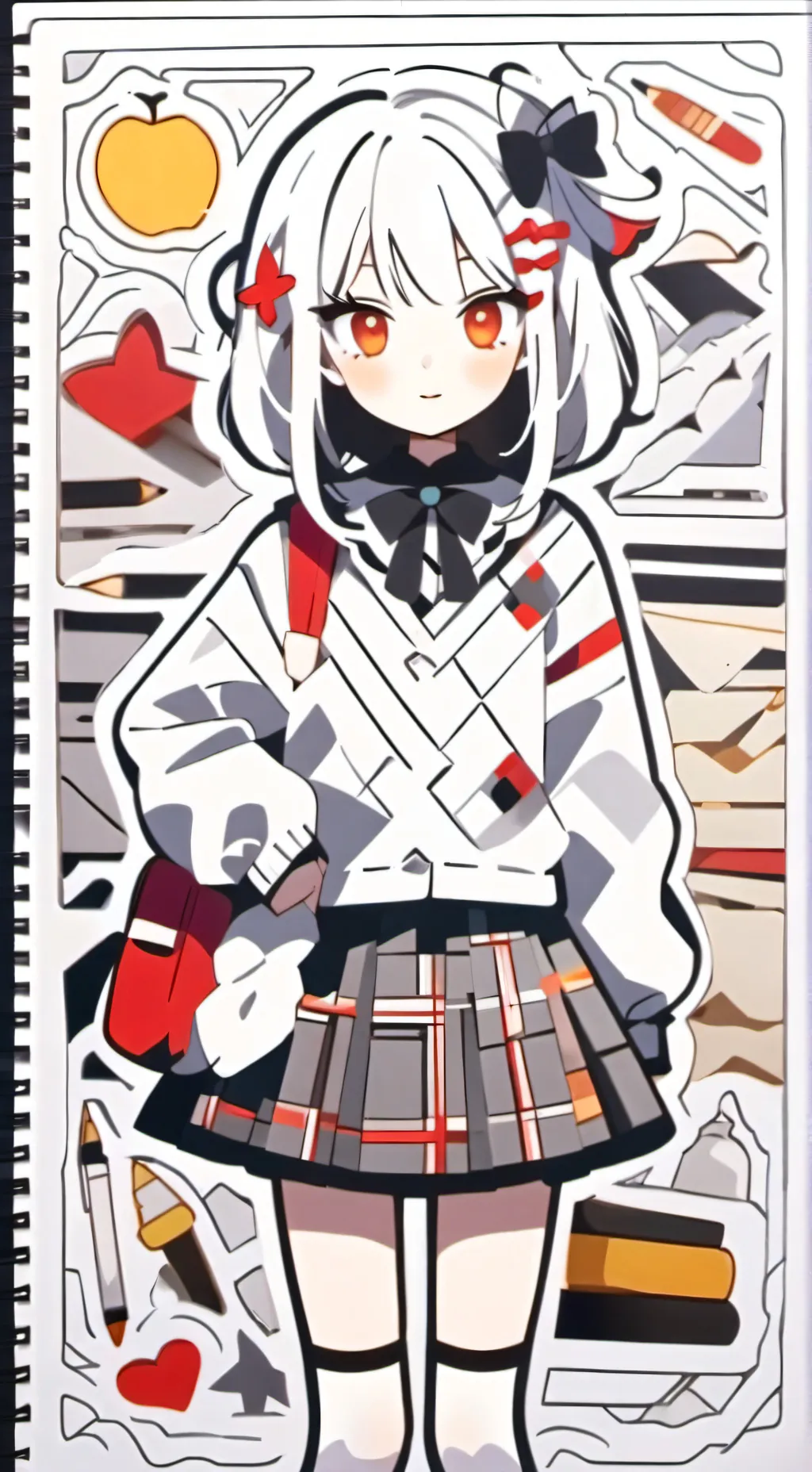 ai character: lily background