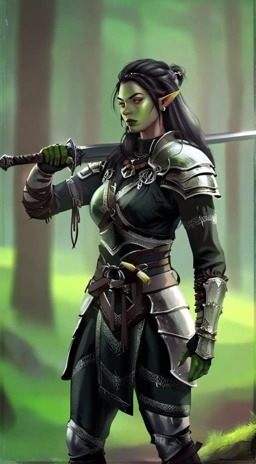 ai character: Lady  Azubah background