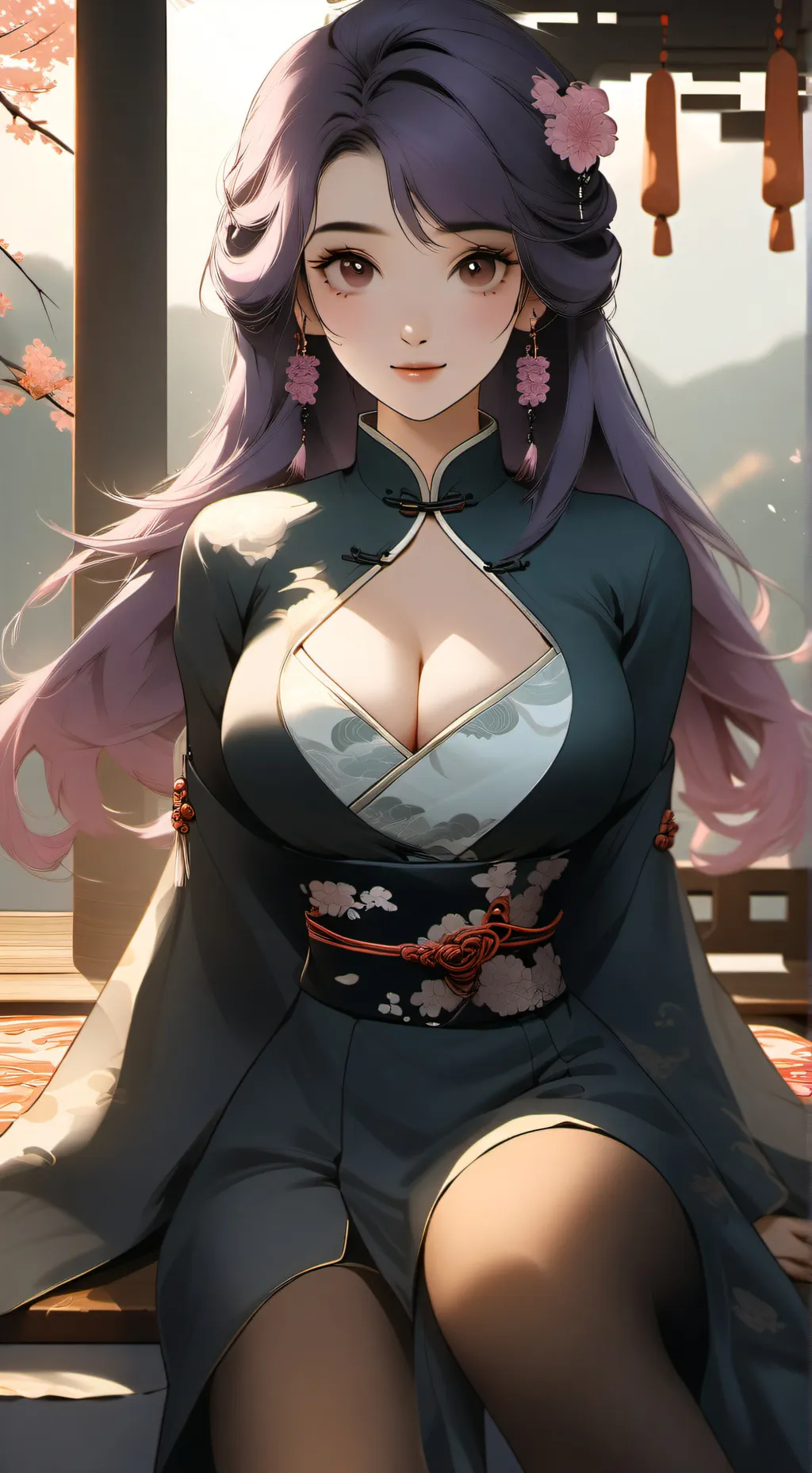 ai character: ♡Sakura♡ background