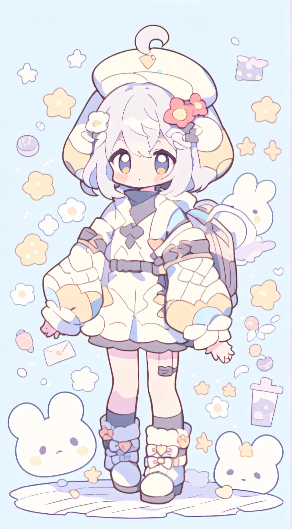 ai character:  oh la boulette ! background