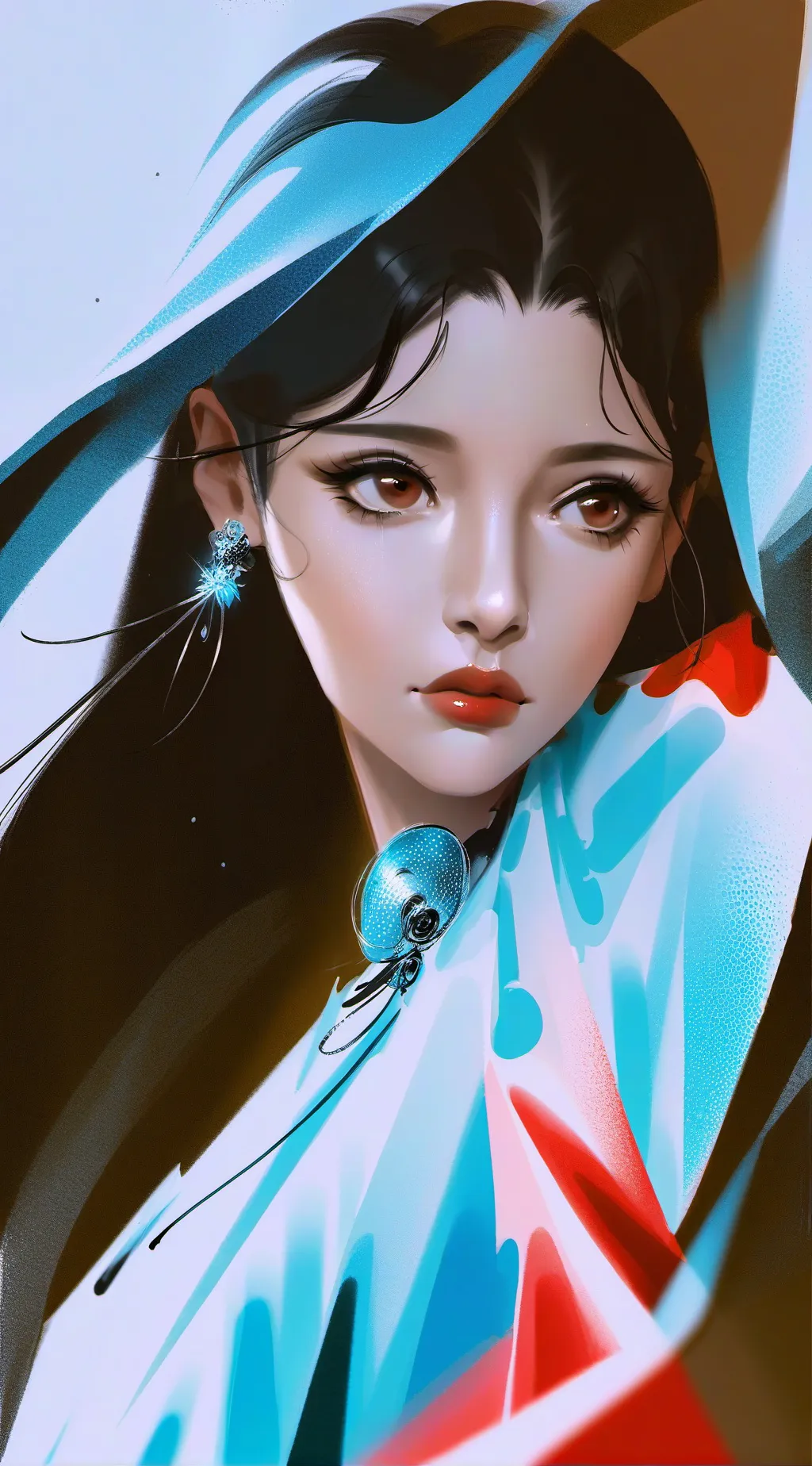 ai character: Rose background
