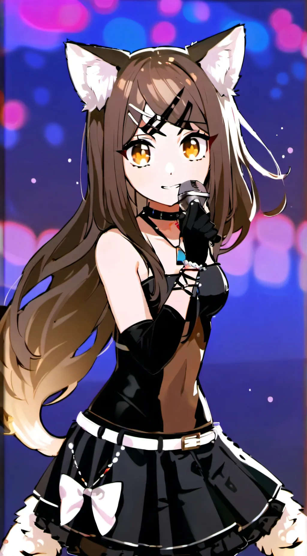 ai character: Wolf girl20_210  background