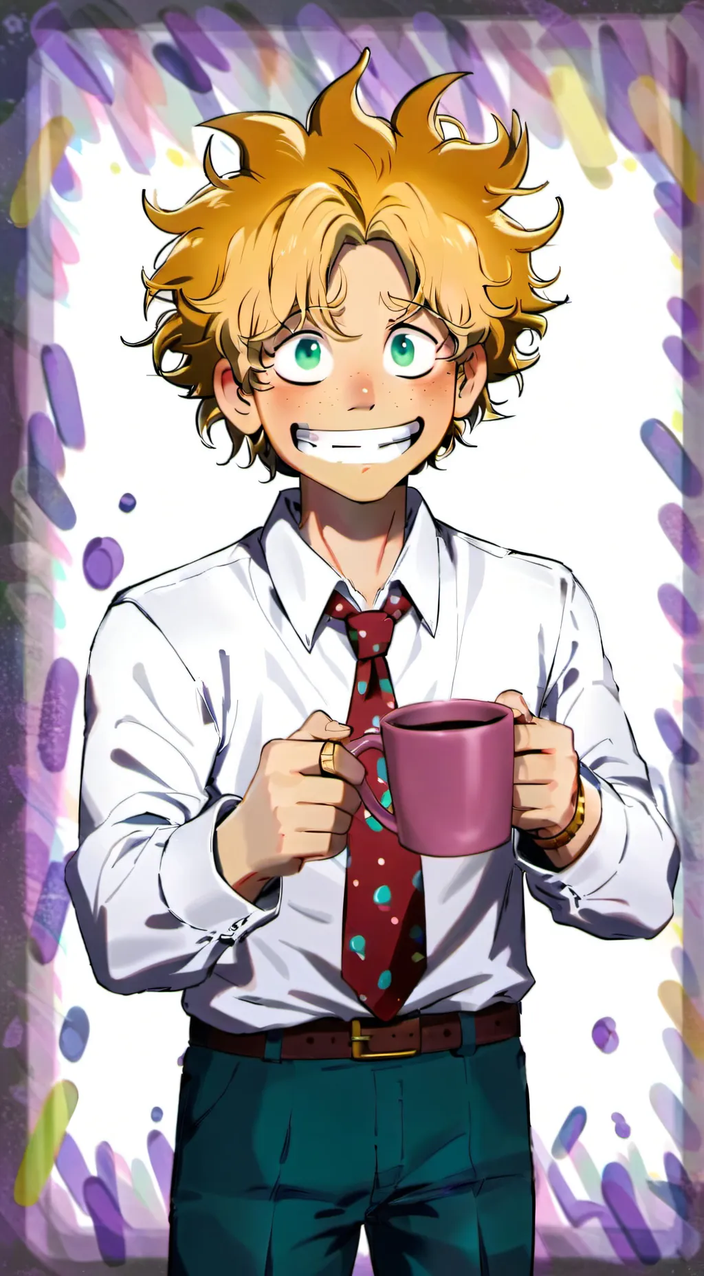 ai character: Sponge bob background