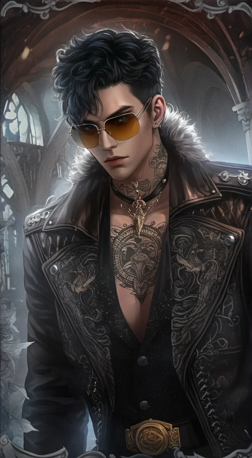 ai character: Marcus crow background