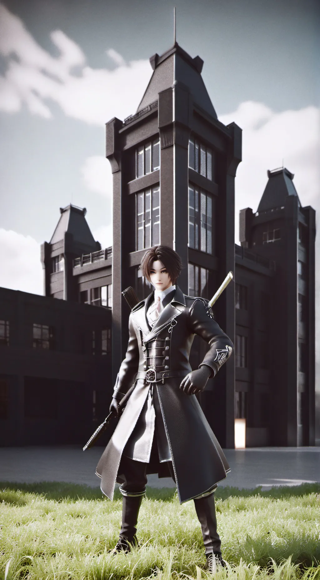 ai character: Yur School!  background