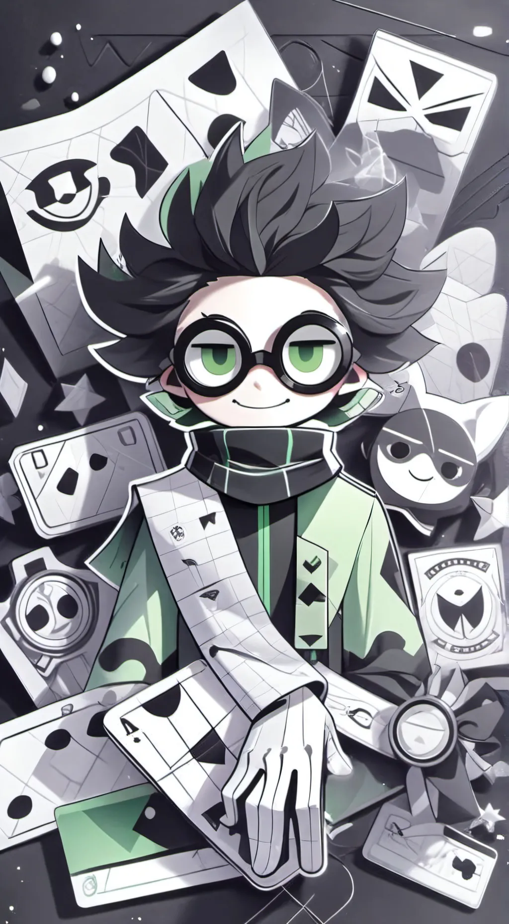 ai character: Magician Ventum background