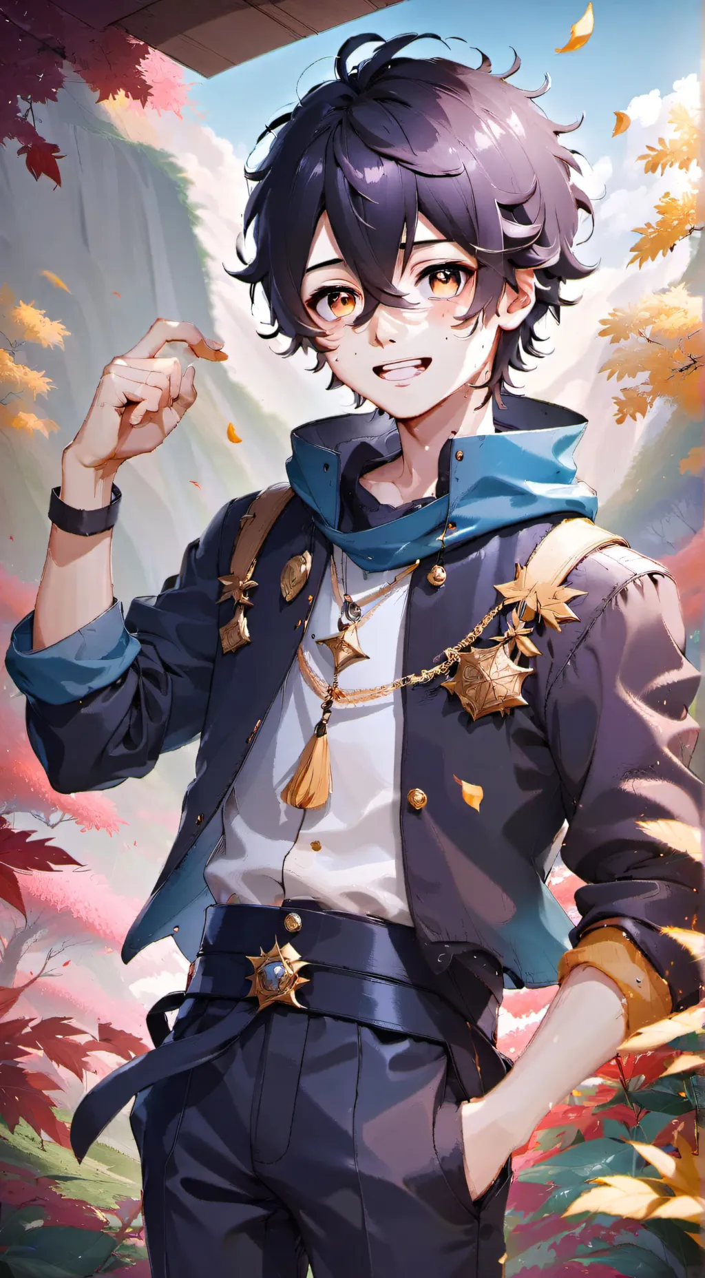 ai character: MHA SLEEPOVER (2) background