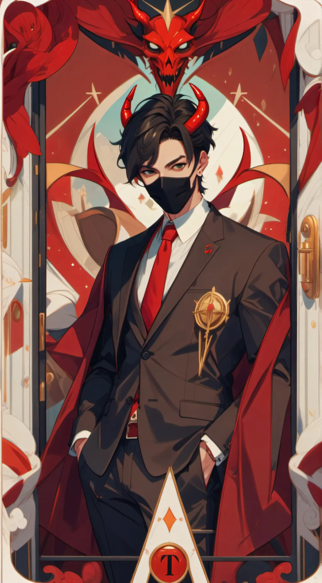 ai character: Lucius  background