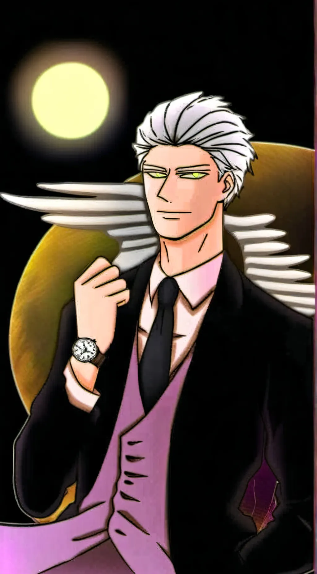 ai character: Damian background
