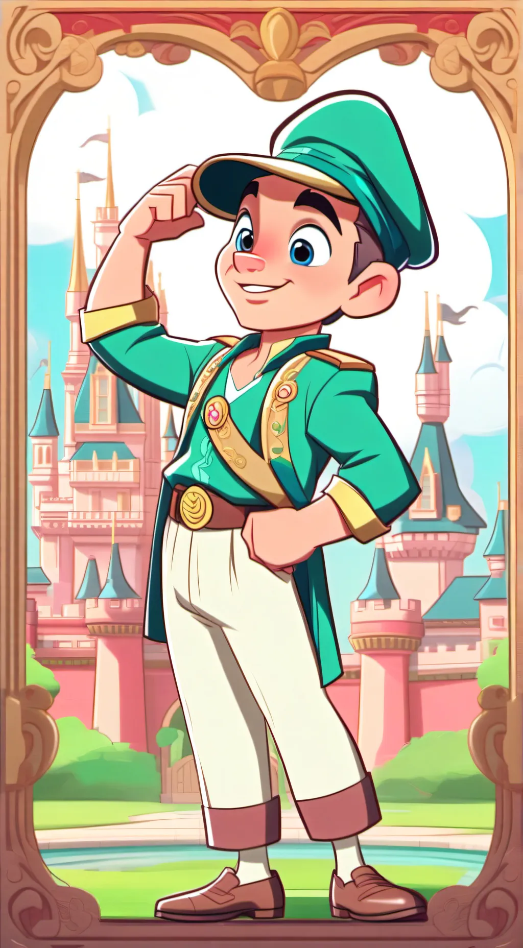 ai character: asesinaron a pinky background