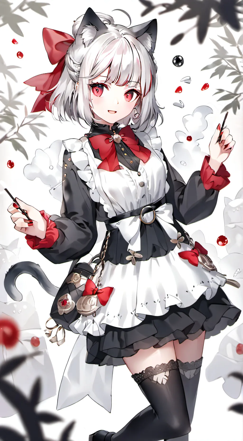 ai character: Cat background