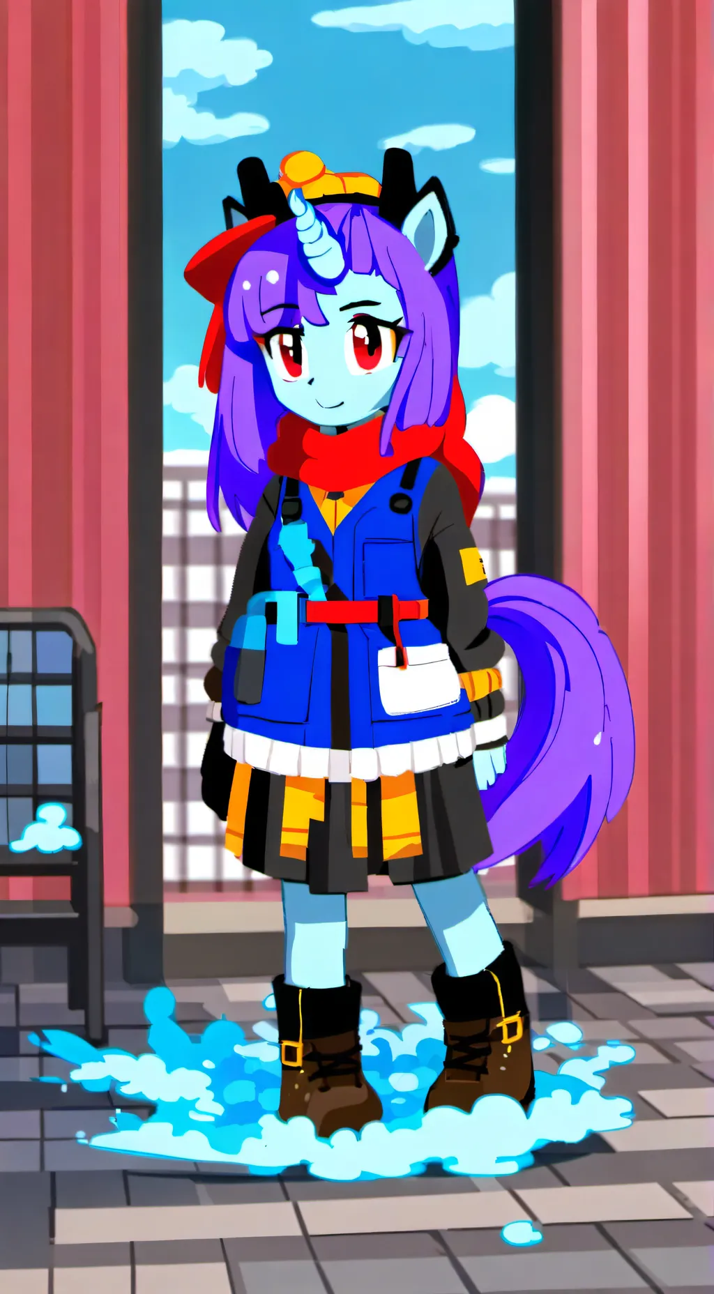 ai character: luna!! background