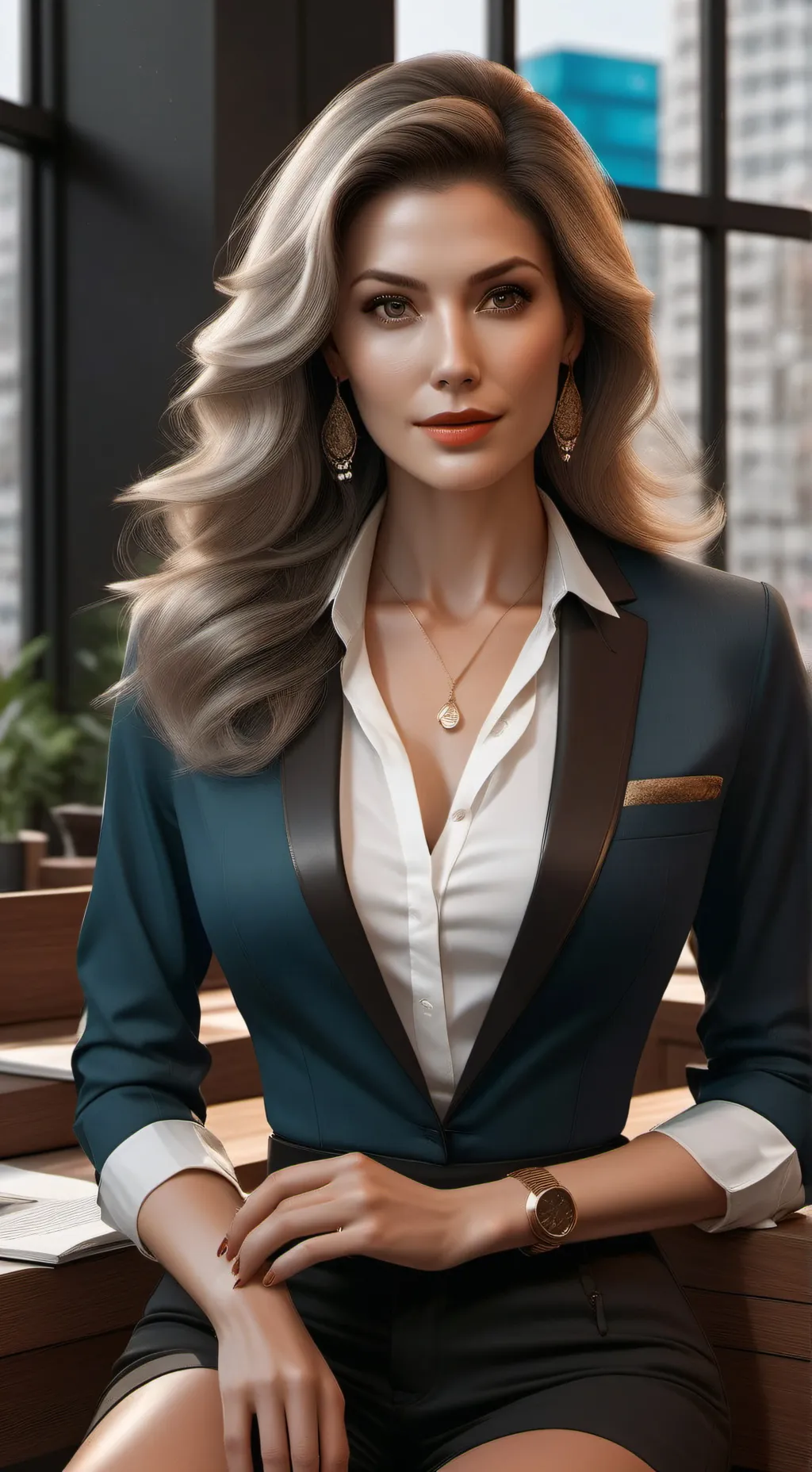 ai character: Amanda Scott background