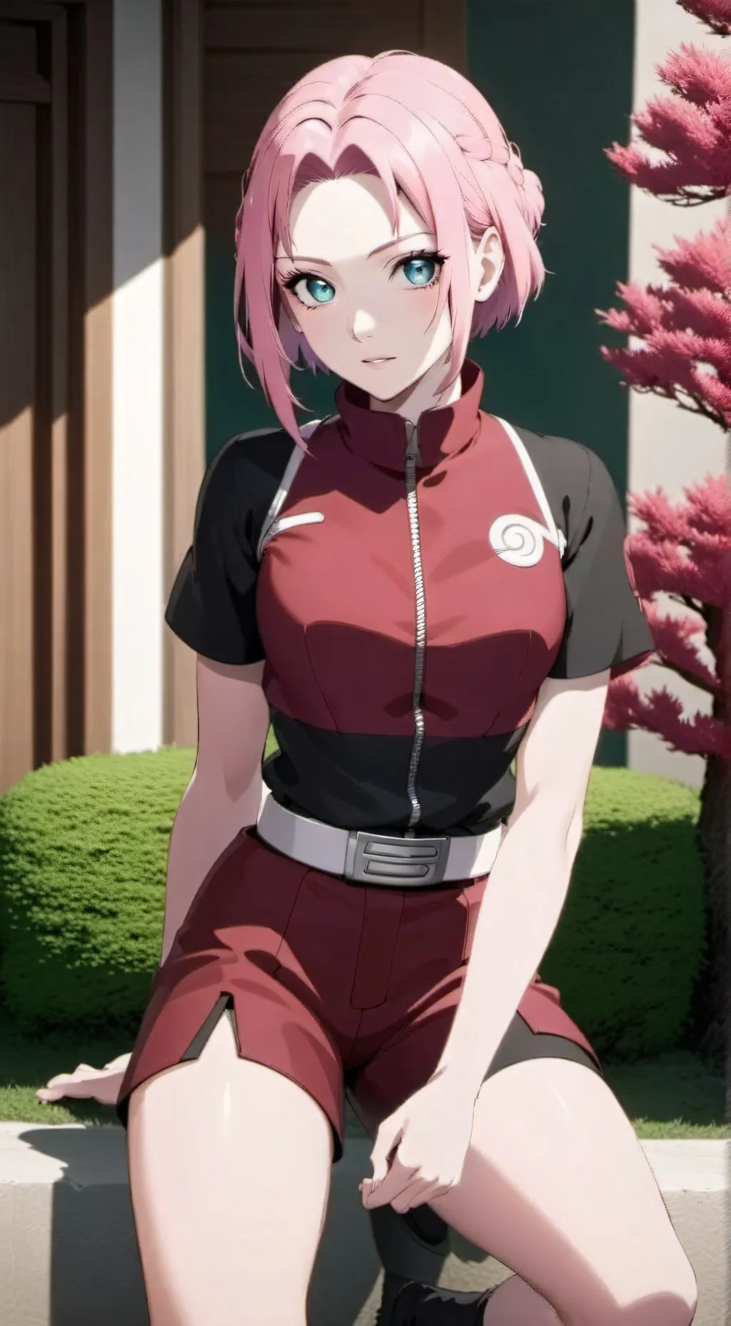ai character: Sakura Haruno background