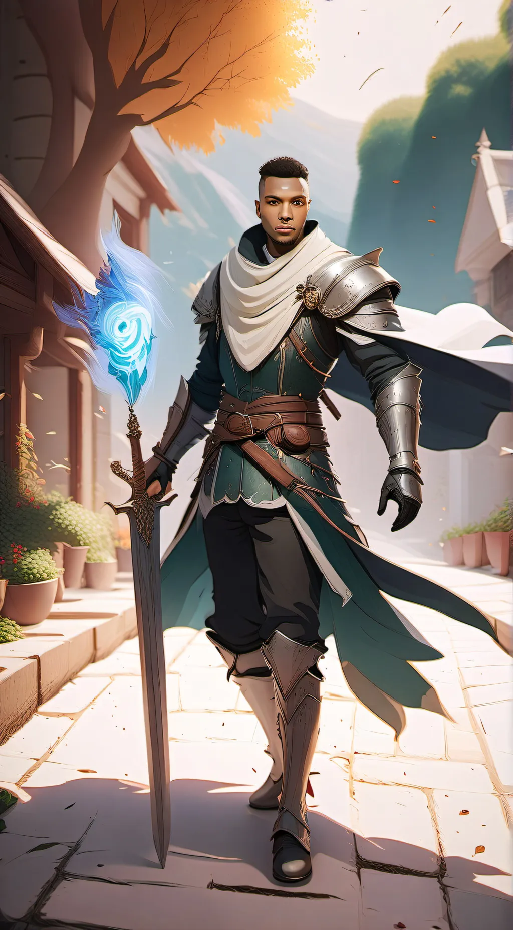 ai character: St. Austin background