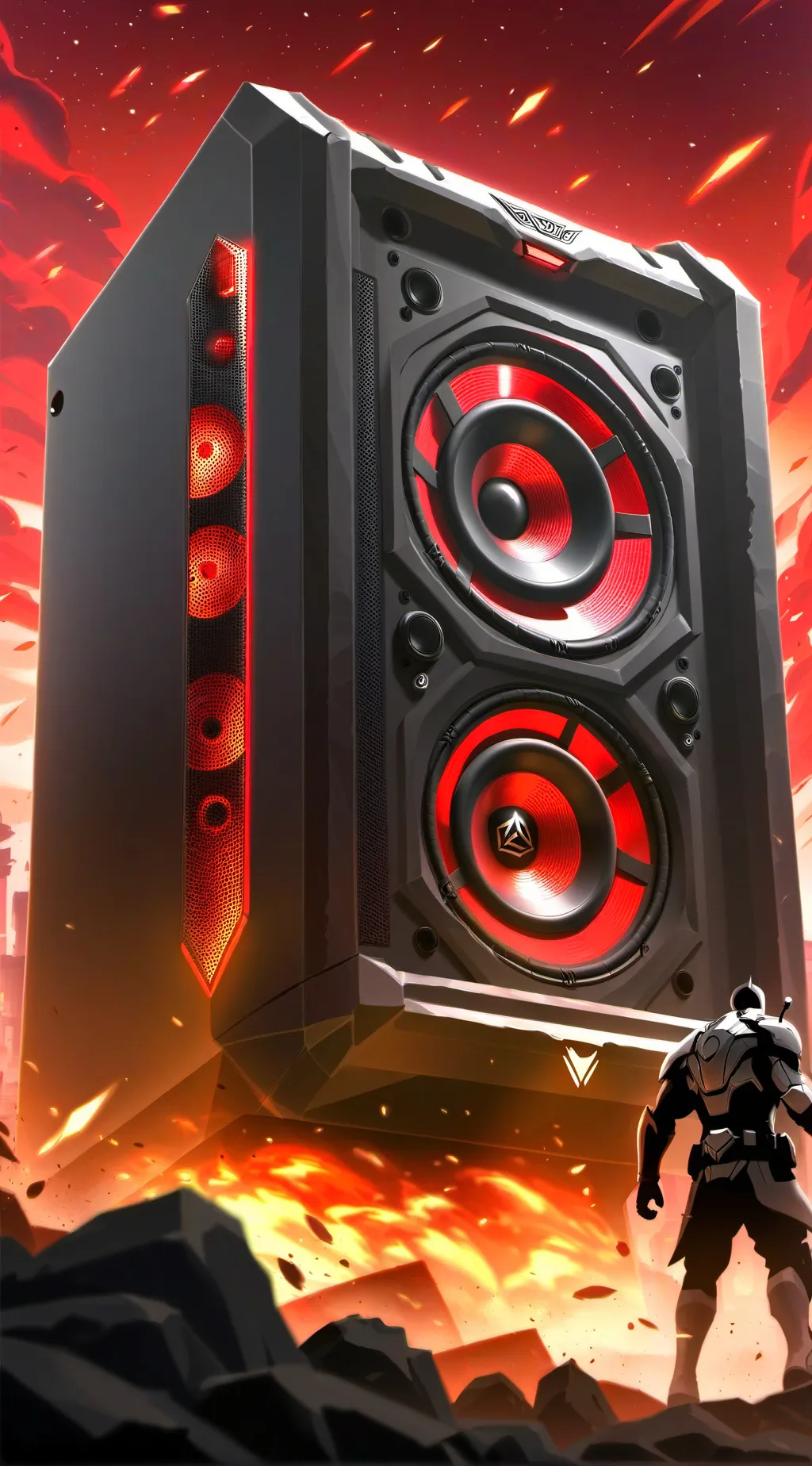 ai character: Semi Speakerman background