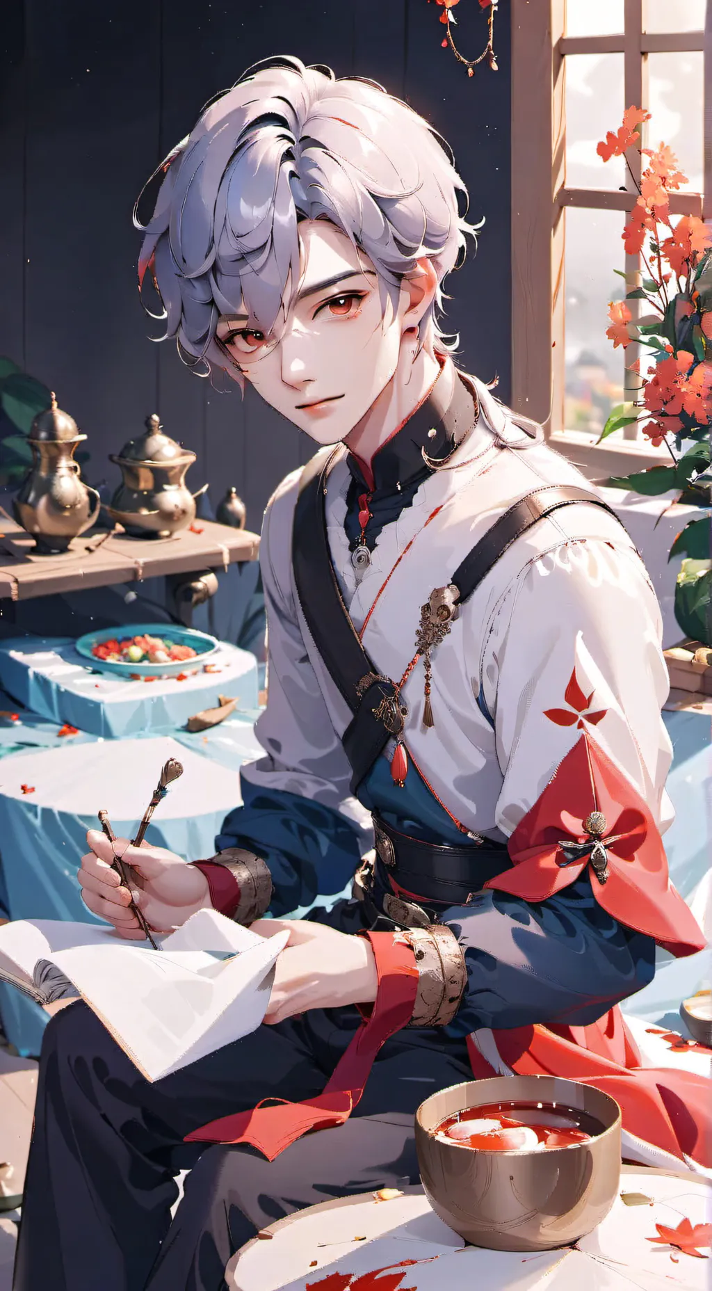 ai character: anson background