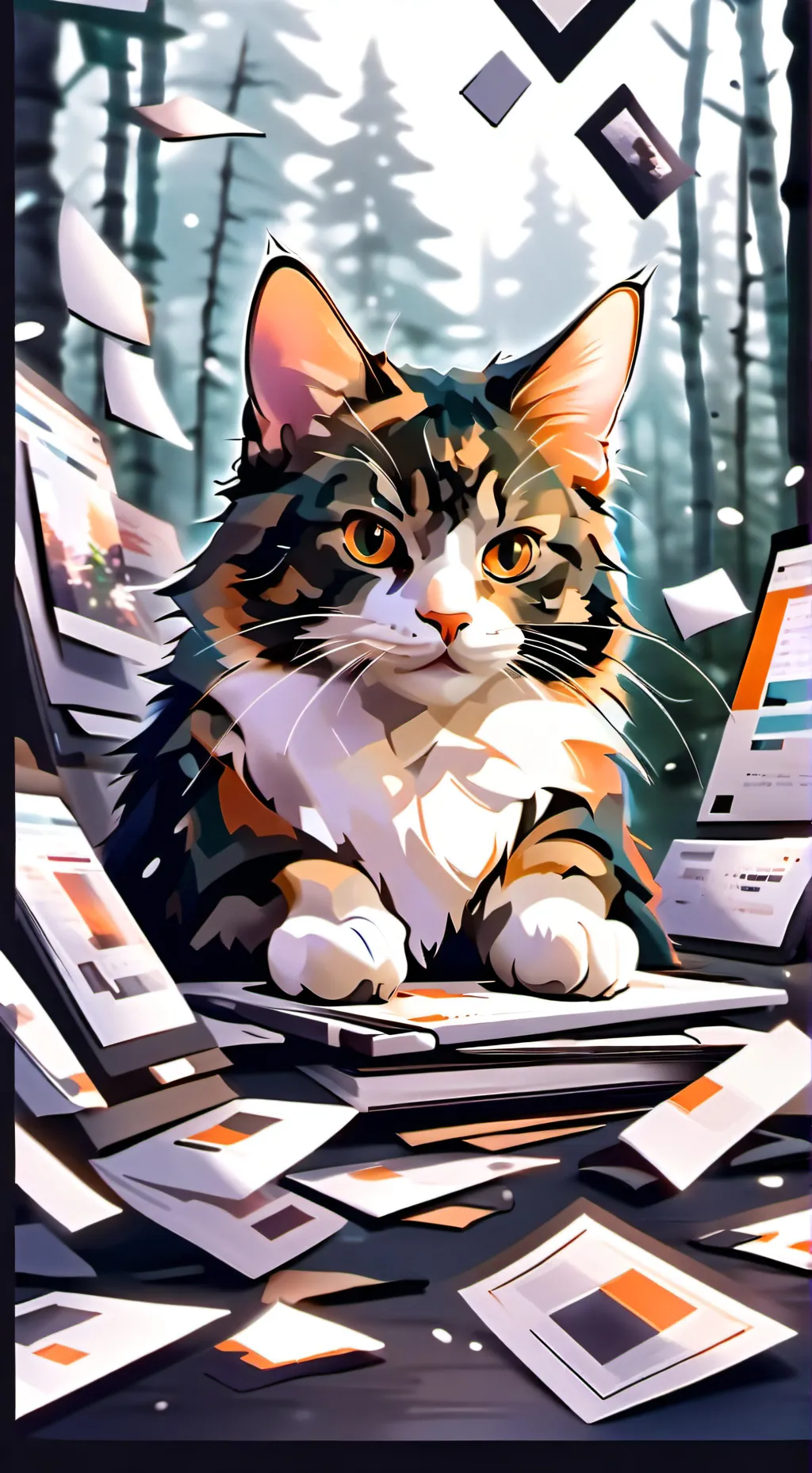 ai character: Pixel background