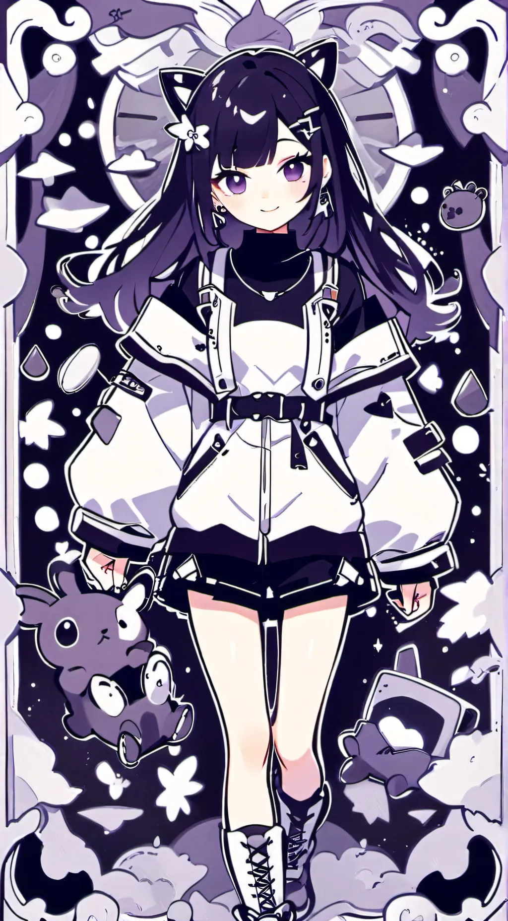 ai character: aphmau  background
