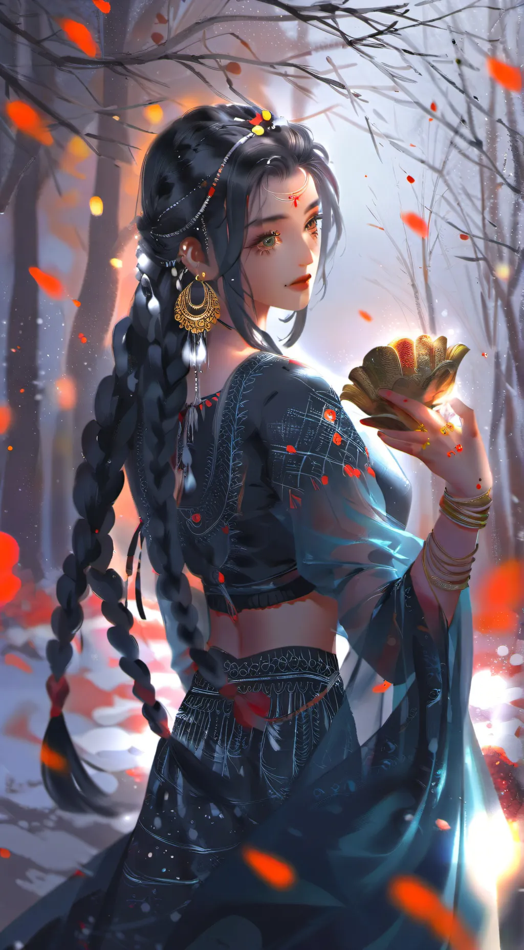 ai character: maid background