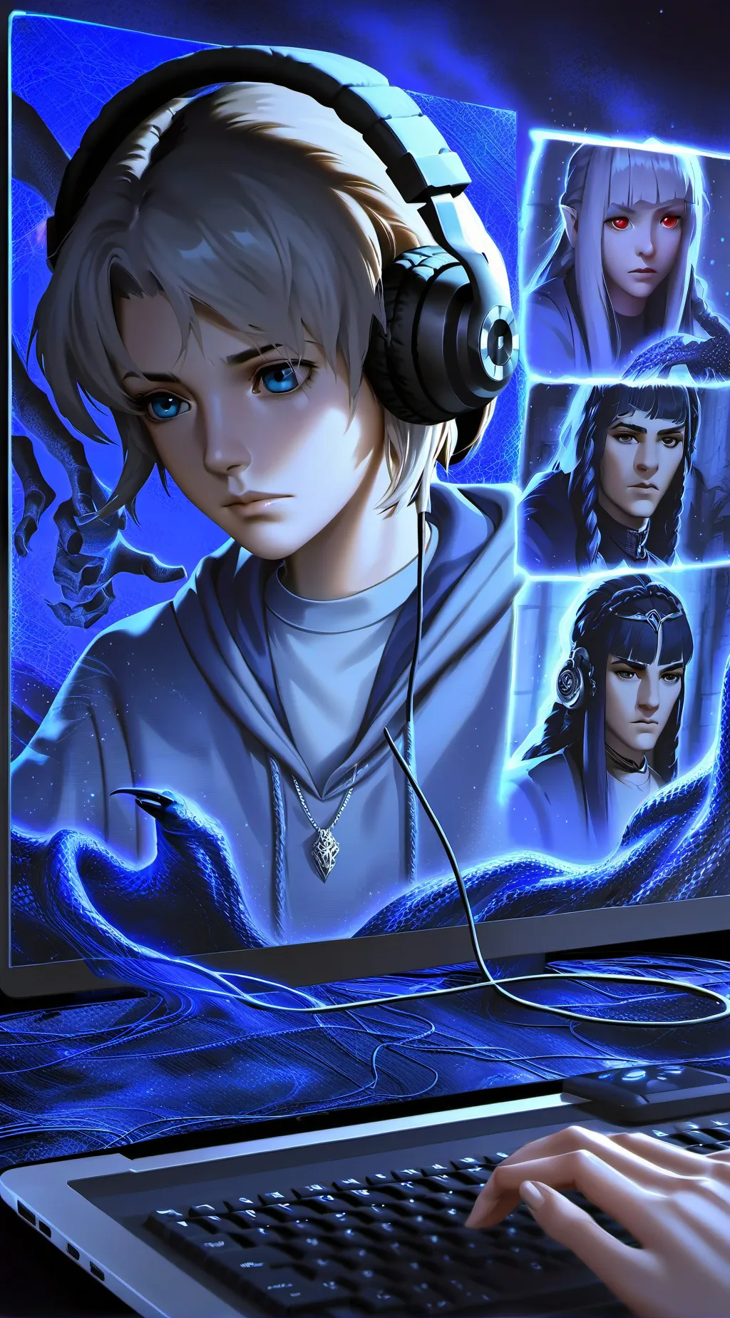 ai character: I . R . L  background