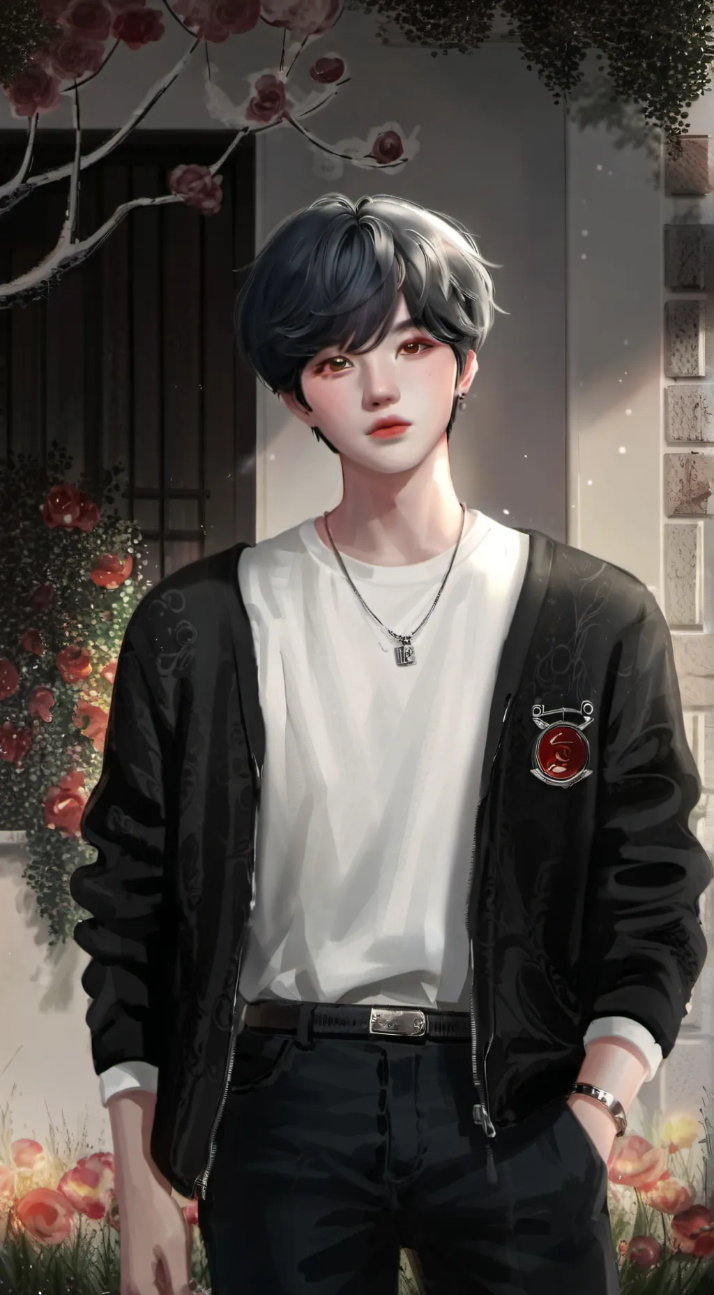 ai character: Kim background