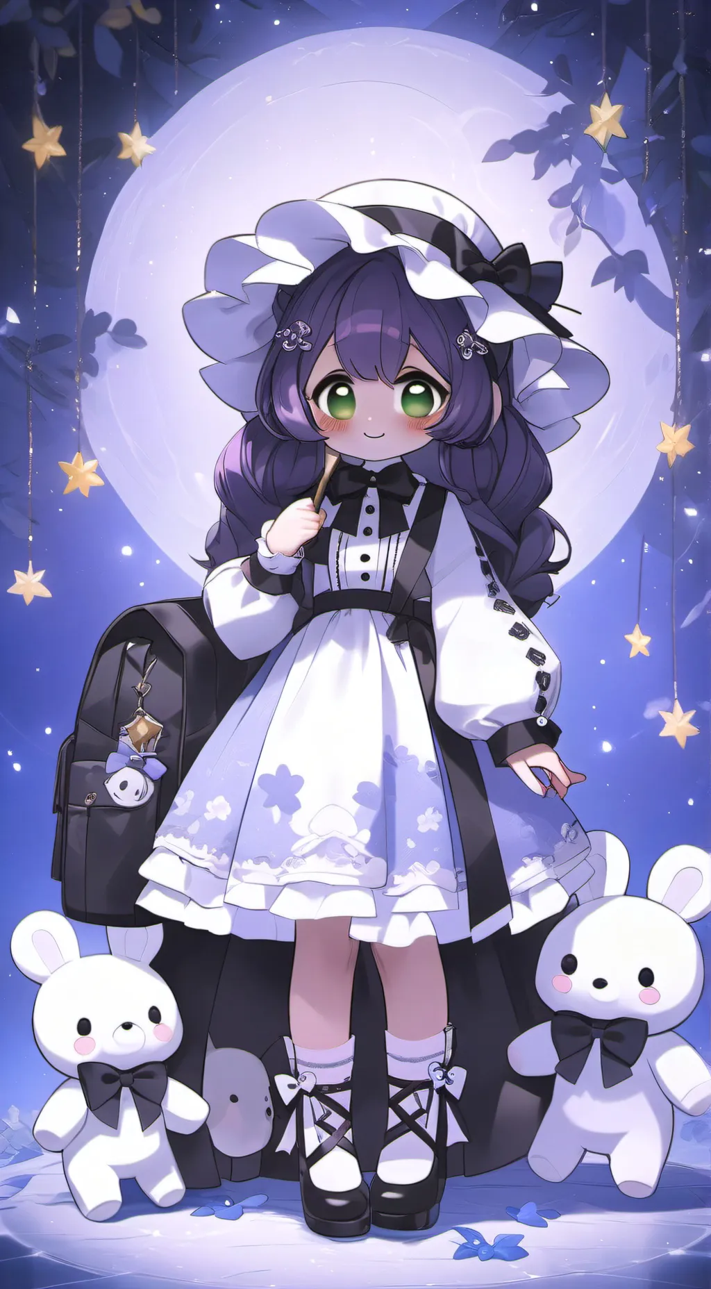 ai character: Sprunki x DW x ppt background