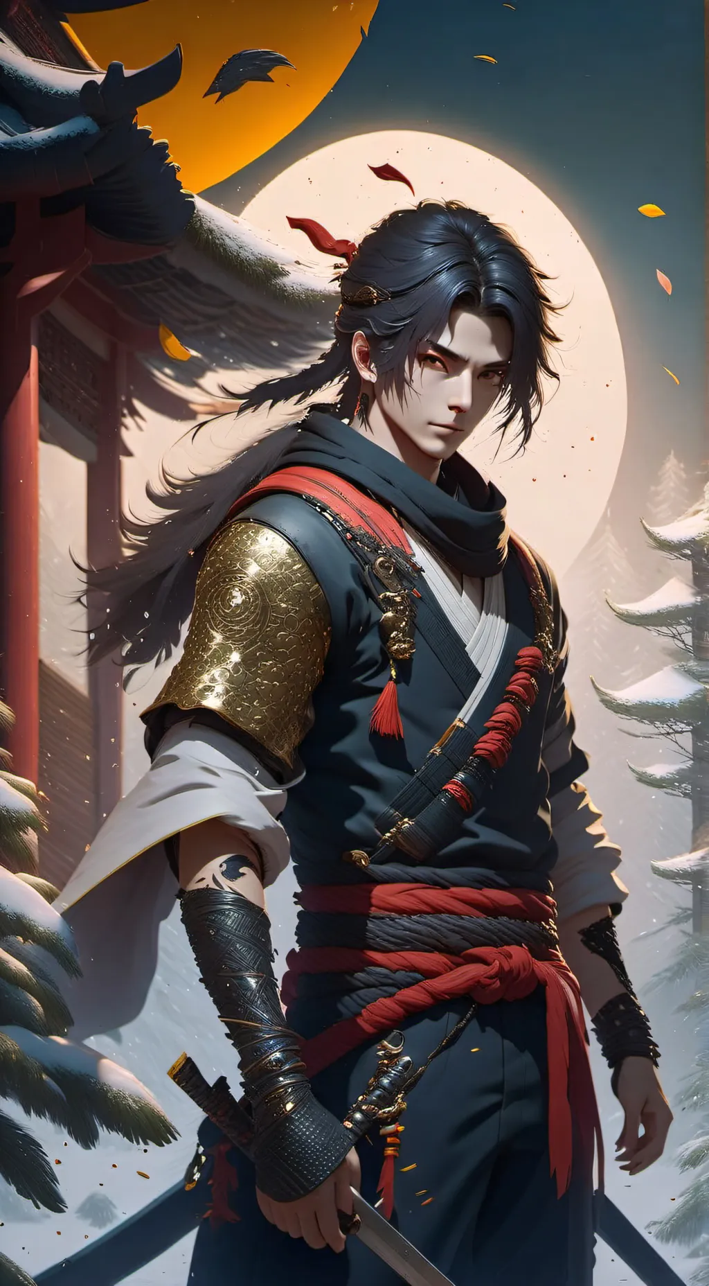 ai character: Ninja  background
