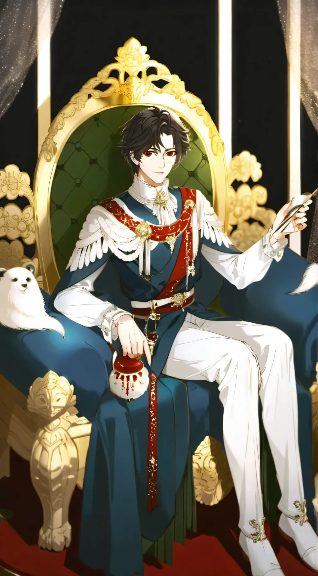 ai character: Emperor roleplay background