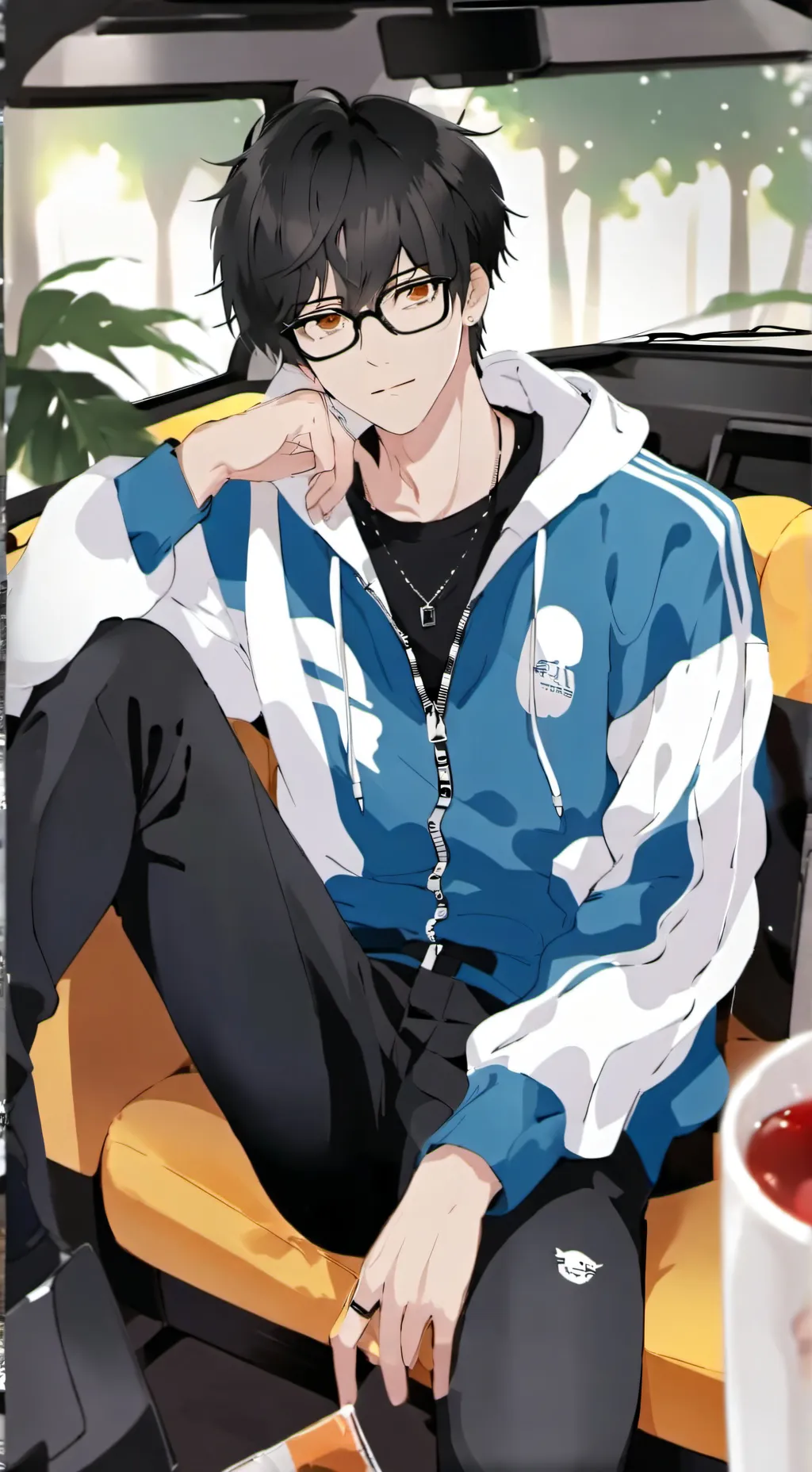 ai character: Adam background
